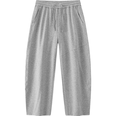 森马宽松弧形显高垂坠感休闲裤男