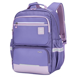 卡拉羊初中生书包男生中学生高中生减负护脊双肩包女生大容量背包