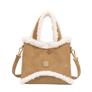 HelloKitty凯蒂猫羊羔毛手提包包女秋冬单肩包美拉德氛围感斜挎包