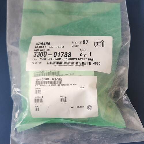 AMAT 3310-01733 快插接头 1/2 FNPT—议价