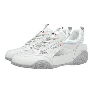 旅游凉鞋女款2026新款夏季百搭运动不累脚鞋子女软底休闲真皮镂空