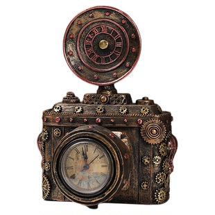 欧式复古怀旧照相机模型摆件老式物件服装店铺咖啡厅橱窗装饰道具