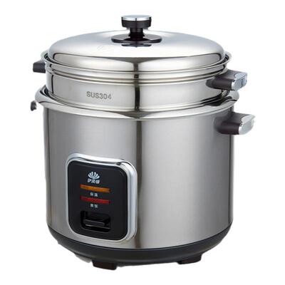 伊莱顿真304不锈钢0无涂层电饭煲