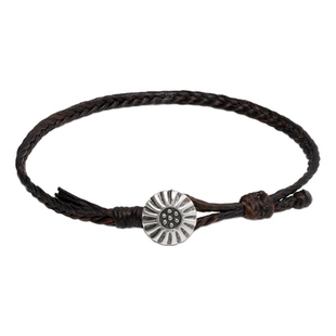 RONINMADE小众编织棕色壳蜡绳手链男女手绳情侣礼物