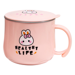 316不锈钢儿童水杯家用带盖可爱卡通带耳防摔防烫幼儿园宝宝口杯