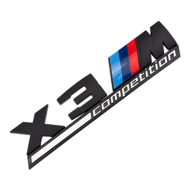 适用于宝马M7雷霆版M8后尾标X5X6M1改装M4数字标志M3汽车运动尾标