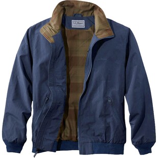 L.L.Bean宾恩男外套夹克男装拉链休闲上衣春秋厚保暖立领TA500395