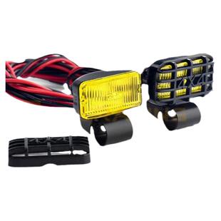 TRX4 SCX10 17mm长方形射灯灯罩 仿真越野探照灯黄色雾灯G157MW/Y