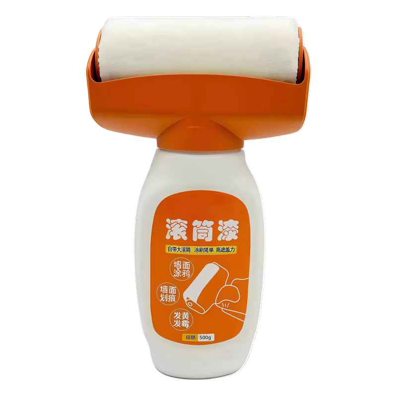 白墙修复自喷滚筒漆孕婴可用刷墙