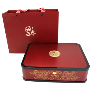 海参包装盒新款高档海参礼品盒淡干海参木盒一斤半斤海参礼盒空盒