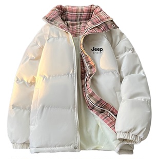 JEEP SPIRIT羽绒棉服女款冬季新款小个子加厚羽绒服初中学生外套