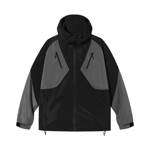 【三防】【户外】PSO Brand男装女装连帽冲锋衣夹克防风防水外套