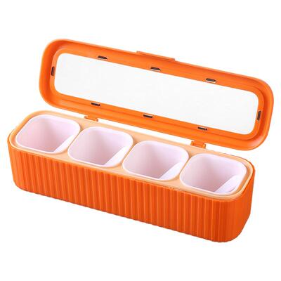 厨房调味盒多格防潮收纳盒