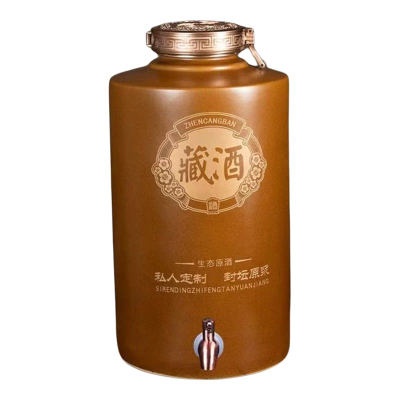 景德镇加厚陶瓷密封酒坛