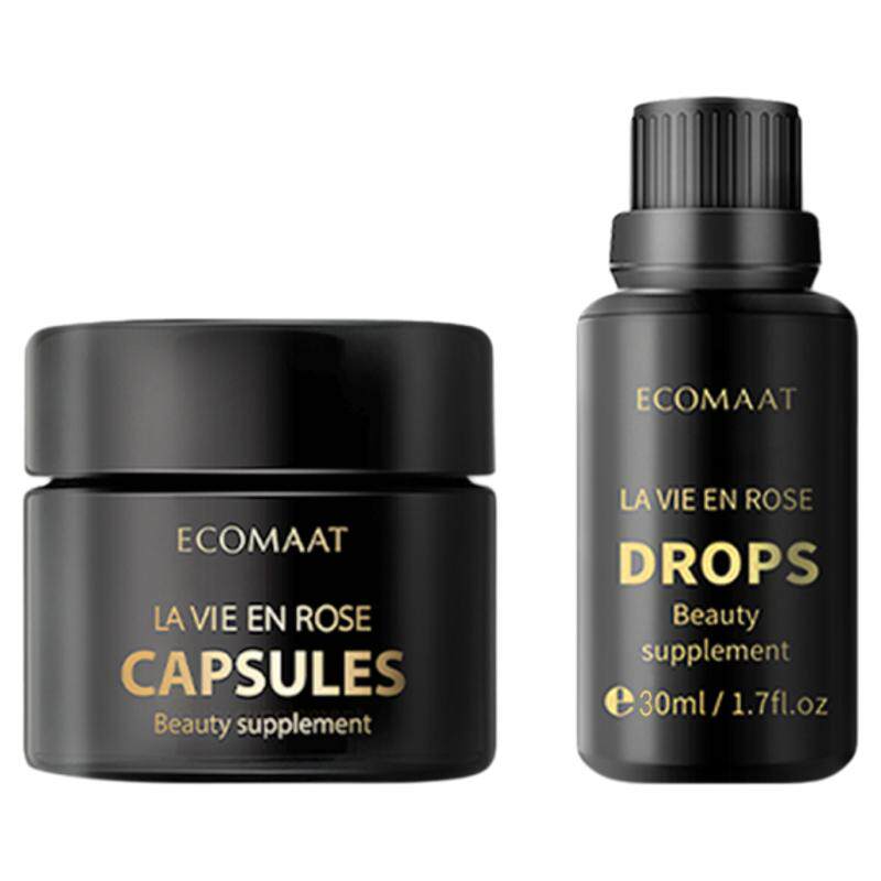 【套装】ECOMAAT伊可茉双阶滋养礼盒玫瑰胶囊*1盒+玫瑰露30ml*1瓶
