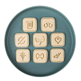 FF14最终幻想卡通周边饼干模具DK白魔骑士仙人刺烘焙按压黏土工具