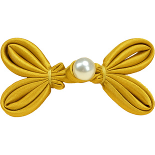 新中式旗袍盘扣扣子国风珍珠蝴蝶扣复古汉服手工编织装饰纽扣配件