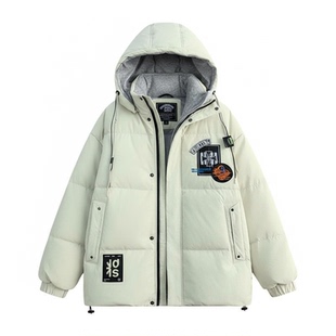 羽绒服男孩冬季新款初高中学生加厚大童青少年鸭绒外套男装士潮牌