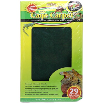 美国ZOOMED祖迈特垫材保湿爬虫地毯爬箱陆龟箱蜥蜴爬宠箱垫可水洗