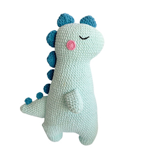 手工diy材料包网红佩奇乔治同款恐龙钩针玩偶学生抱枕宝宝棉毛线