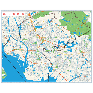 2026新版黄江麻涌道石碣龙虎门洪梅寮步大岭山朗樟木头凤岗镇地图