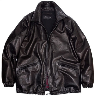 天神教练服（男女通穿）日本兵库金属光植鞣小牛皮