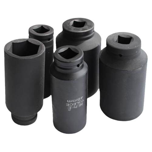 1寸加长大风炮套筒重型电动扳手套头气动扳手46 50 55 60 65 75mm