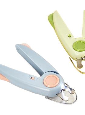 新品LED宠物指甲剪照血线猫指甲刀带锉刀带灯狗指甲钳套装带锉刀