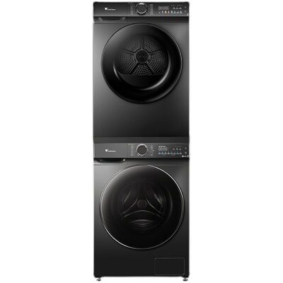 小天鹅热泵洗烘套装10kg水魔方洗衣机烘干机组合装官方正品VH28T