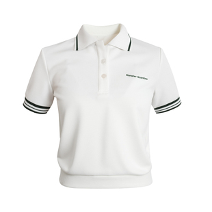 Monster Guardians复古羽毛球网球裙套装上衣运动polo衫短袖女夏