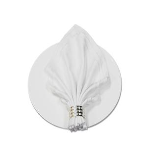 纯棉白色口布餐巾布西餐餐厅擦杯布专用布酒店折花吸水不掉毛净布