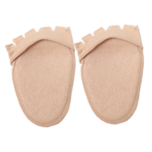 五指袜子女纯棉半截前脚掌垫高跟鞋不累脚半码垫夏季隐形防磨脚袜