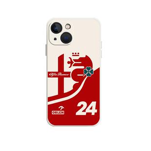 阿尔法罗密欧手机壳适用苹果13套16周边17赛车14华为mate60pro周冠宇iphone12promax车队F1车手p70小米15oppo