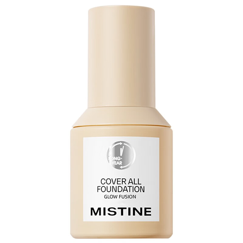 Mistine蜜丝婷小蓝盾粉底液遮瑕保湿控油清透持久不脱妆干混油皮