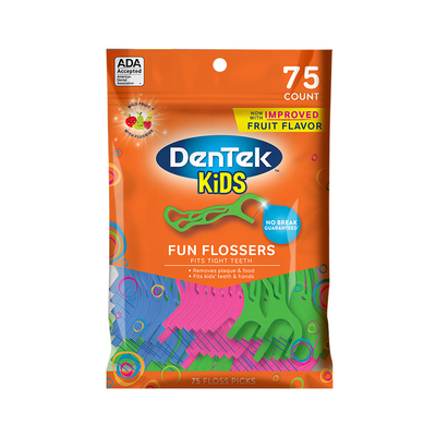 德泰克DenTek儿童牙线含氟牙线