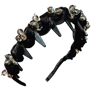 高级感水钻发箍女轻奢高颅顶头箍2026新款洗脸压发卡日常外戴头饰