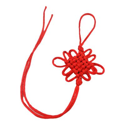 diy纯色手工编织绳中国结穗子