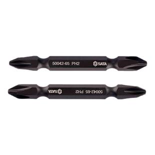 世达6.3mm双头旋具头工具#1/2/3带强磁机用抗冲击梅花螺丝批刀头