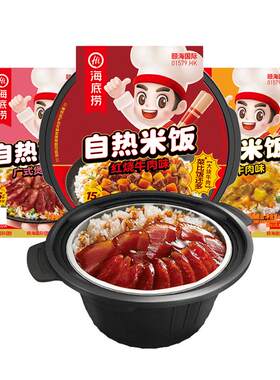 海底捞红烧牛肉方便自热米饭速食