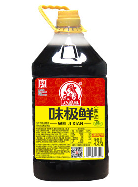巧媳妇味极鲜酱油4.45L厨房黄豆酱油酱汁商用大桶装生抽餐饮