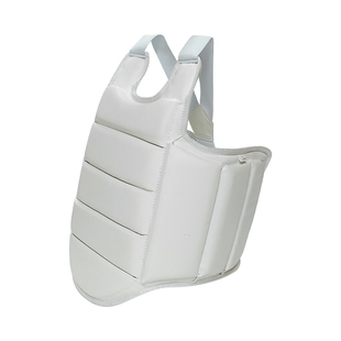 空手道护胸护具成人儿童男女空手道加厚双面护甲护具比赛型防摔