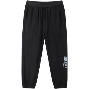 【10A耐磨工装裤】奕时代大码胖男童裤子大童休闲运动裤宽松显瘦