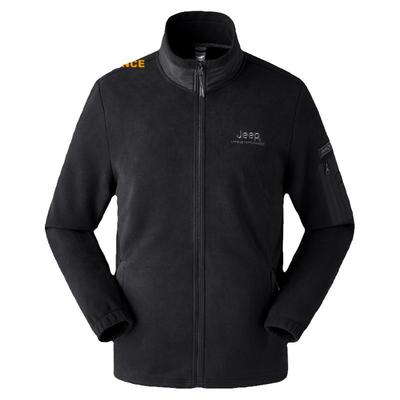 jeep摇粒绒外套男加厚保暖