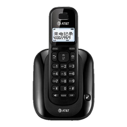 ATT31109中文数字无绳电话办公室座机家用子母机一拖一固话单机