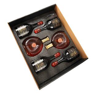 买一箱送一箱法国进口14度蜡封红酒整箱赤霞珠干红葡萄酒XO白兰地