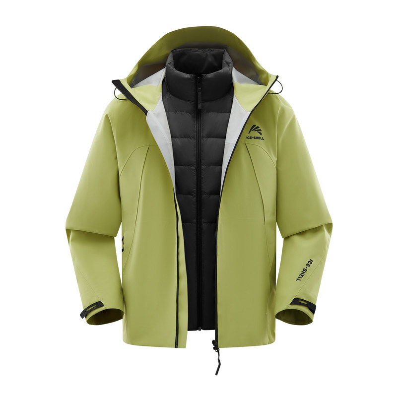 【冰壳户外系列】冲锋衣男女同款2026新款户外加厚保暖登山服外套