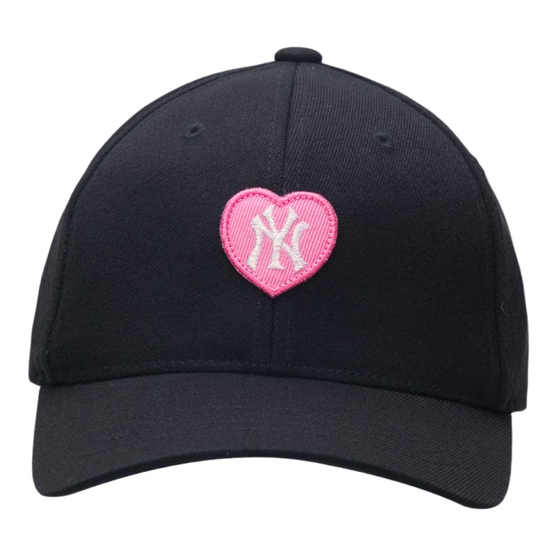 MLB儿童棒球帽2025秋冬新款爱心运动帽男女童遮阳鸭舌帽7ACPH025N