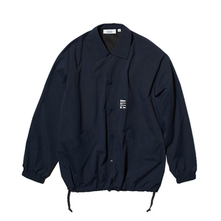 【官方正品】nautica 白帆日系无性别大logo宽松教练夹克JW2152