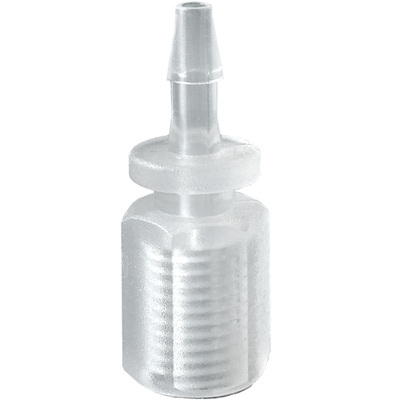 软硬管转接接头 内螺纹直通软管接硬管接头 内牙1/4-28牙PTFE材料