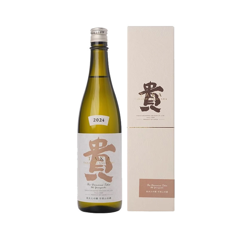 全日空 日本进口TAKA贵纯米大吟酿宇部山田锦清酒2024版礼盒720ml